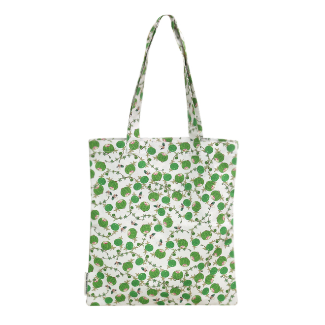 Flowers and Insects Pattern Eco Bag (Watermelon)